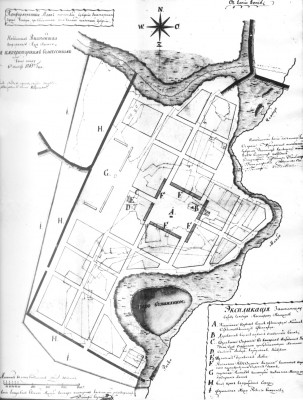 План Чембара начало 19 века - План Чембара 1797-1801.jpg